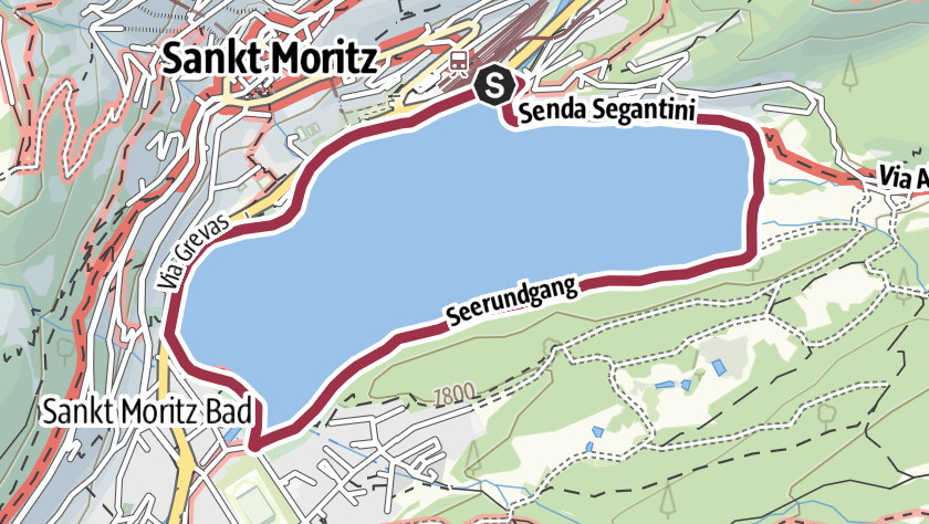 St. Moritz Map